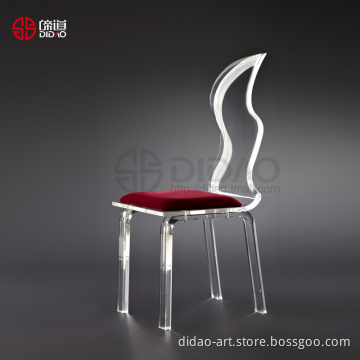 Plexiglass LED Wedding Chair (AC909)